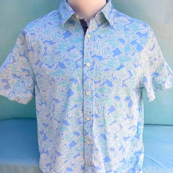 NAUTICA XL stretch print shirt - Picture 1 of 12